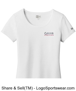 GRIND Ladies T Shirt - White Design Zoom