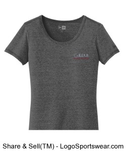 GRIND Ladies T Shirt - Dark Graphite Design Zoom