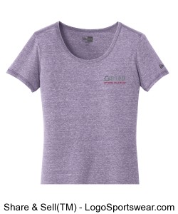 GRIND Ladies T Shirt - Purple Design Zoom